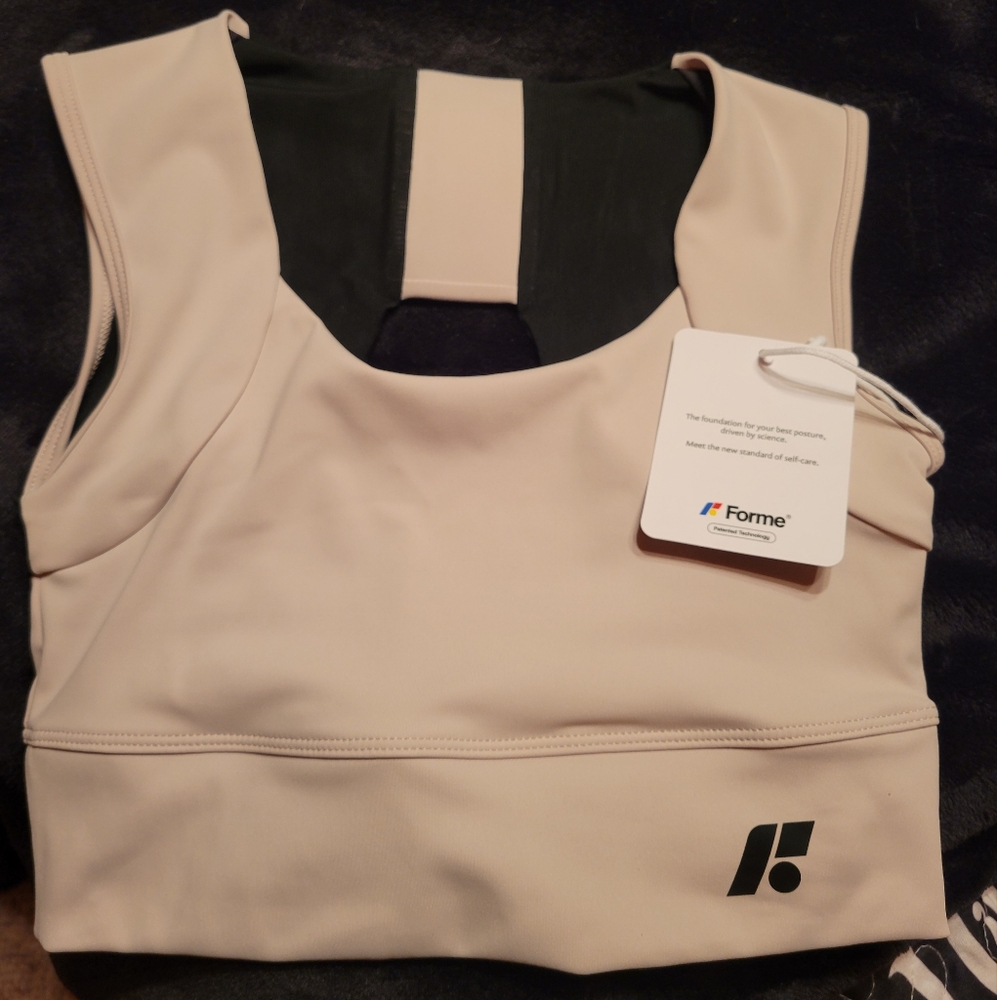 Forme Power Bra, Size Medium, NWT, Posture Enhancing, Cream (Ecru) Color